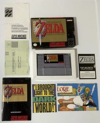 Legend of Zelda: A Link to the Past Nintendo SNES 1992 CIB W/ Manual & MAP! - Image 1 of 4