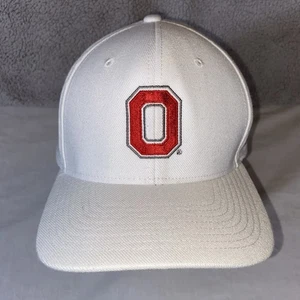 Nike Ohio State Buckeyes Classic99 Dri-Fit Hat L/XL White Fitted Cap New - Picture 1 of 11