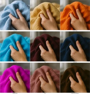 Linen Fabric by the Yard – Great for Sewing, Upholstery, Home Décor & DIY Crafts - Picture 1 of 28