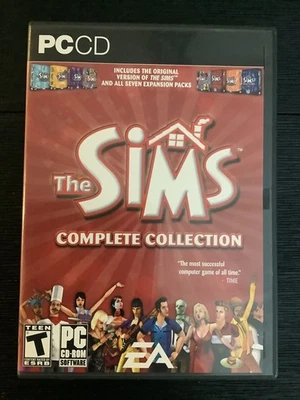 The Sims Complete Collection PC Windows Video Game 4 Disc + Manual CIB OOP USA - Image 1 of 4