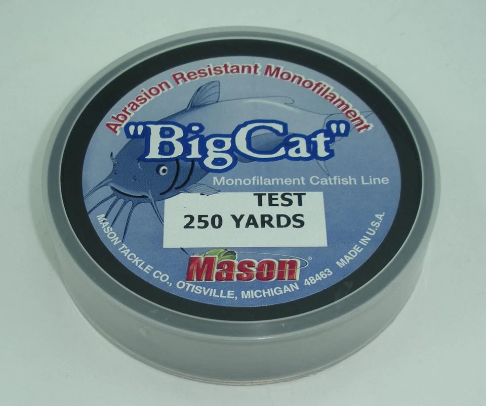 Carrete Mason BCL25020 Big Cat Clear Mono Line 20 lb. Test 250 yd Foto 1 de 1