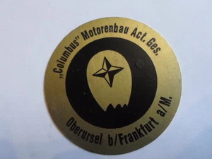 Typenschild Columbus Horex schild oldtimer Motorrad plaque placa targhetta S38 - Picture 1 of 1