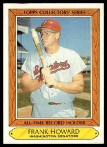 1985 Topps Woolworth All-Time Record Holders FRANK HOWARD #19 Senators - Picture 1 of 2