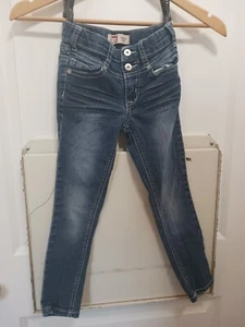 LEI Morgan High Rise Regular Denim Blue Jean Size Kids 5 - Picture 1 of 5