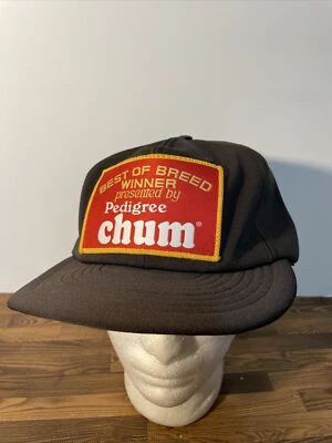 Vintage Best Of Breed Winner Pedigree Chum Patch Trucker SnapBack Hat - Изображение 1 из 4