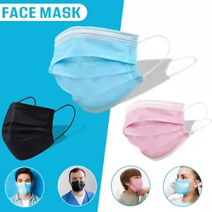 Maschera Viso Protettiva Monouso 10-1000 Non Chirurgica Traspirante Bocca Naso - Foto 1 di 25