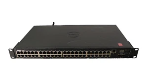 Dell N2048 48-Port Gigabit + 2x10GB SFP Network Switch w/ Rack Ears DP/N: DMD5F - Picture 1 of 7