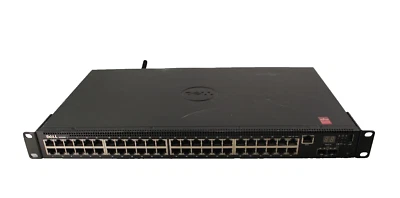 Dell N2048 48-Port Gigabit + 2x10GB SFP Network Switch w/ Rack Ears DP/N: DMD5F - Image 1 of 4