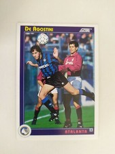 SCORE 93 CARD FOOTBALL ATALANTA DE AGOSTINI n 54 EXCELLENT