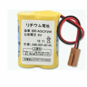Batería Panasonic BR-AGCF2W 6V para Fanuc A98L-0031-0011#L PLC con Enchufe NUEVA - Imagen 1 de 4