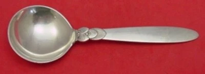 Cuchara sopera crema de plata esterlina Cactus de Georg Jensen tazón redondo 6 1/8" Foto 1 de 2