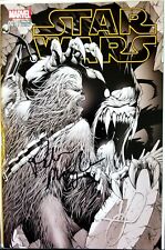 Star Wars 1 Signed Peter Mayhew Sketch Keown variant Marvel Comic CGC CBCS 2015