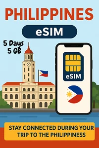 Best Philippines esim Data Travel e sim High-Speed 5G /4G 📶 5 Days 5 GB - Picture 1 of 14