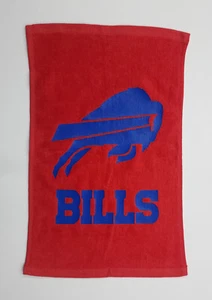 NFL Buffalo Bills 11" x 18" 100% Baumwolle Rallye Handtuch rot Handtuch/blau Vinyl - Bild 1 von 1
