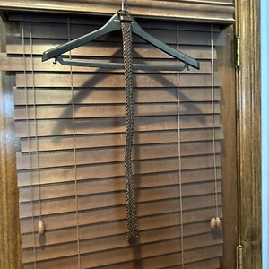 Kid’s Brown Leather Weave Belt 20/22 Boys - Picture 1 of 5