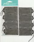 NEW! Jolee's Boutique CHALK TAGS WITH TWINE 8 pcs 81214 Fast FREE Ship!