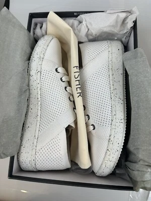 Zapatillas deportivas elásticas Clifton 4 blancas para mujer EILEEN FISHER talla 9 con cordones nuevas en caja Foto 1 de 4