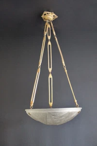 Art Deco Noverdy Deckenlampe um 1930 _ Art-Nr. 2021-DL006 - Bild 1 von 7