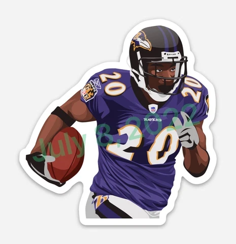 Ed Reed #20 (Magnet) Baltimore Ravens Vector art NFL Man Cave toolbox decal Cover