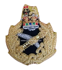 Insignia boina de oficial general del ejército británico insignia boina de alambre de lingotes bordada - Imagen 1 de 2