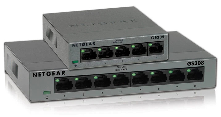 NETGEAR GS305 5-Port Gigabit Ethernet Switch