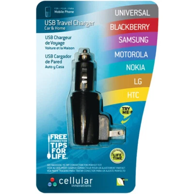 Universal USB Travel Charger For Car & Home - Image 1 of 2