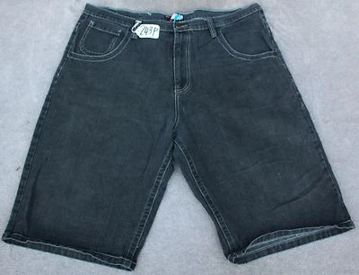 RAW BLUE MENS JEANS FLAT FRONT SHORTS. SIZE - W44 X L15. TAG NO. 243P - Image 1 of 4