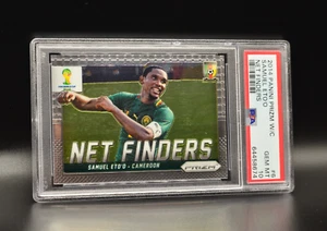 Samuel Eto'o 2014 Panini Prizm World Cup Net Finders #6 PSA 10 Cameroon Pop 5 - Picture 1 of 2