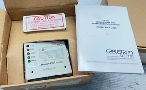 Cabletron #ST-500 avec émetteur-récepteur Ethernet Lanview voir photos - Photo 1/3