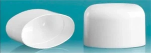 New white polypropylene dome cap-10 Caps (for 2.5-2.65 oz Deodorant Tubes) - Picture 1 of 2