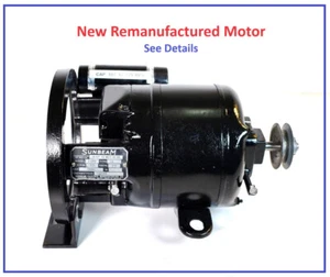 Antique Vintage SUNBEAM S-4905 belt driven Refrigeration compressor motor 110 V - Picture 1 of 6