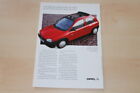 00913) Opel Corsa B Canvas Top Prospekt 09/1993
