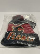 FOCO NHL Calgary Flames Big Logo Knit Light Up Beanie 2018 Edition