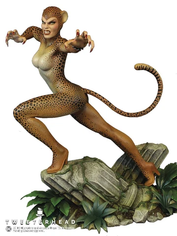 Tweeterhead DC Heroes Super Powers Cheetah Maquette Cover