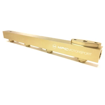 MPC Motorsport D Series High Flow Fuel Rail JDM D15b D16z6 Honda Civic [Gold] - Image 1 of 2