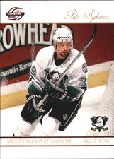 2003-04 (DUCKS) Pacific Supreme Red #3 Petr Sykora