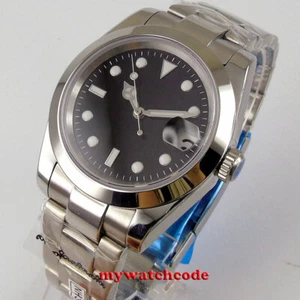 40mm BLIGER Black Dial Sapphire Glass PT5000 NH35A Miyota Automatic Mens Watch - Picture 1 of 10