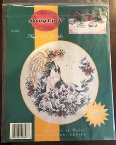 Stoney Creek Classic Collection Angel With Lambs CC006 Cross Stitch Pattern - Picture 1 of 4