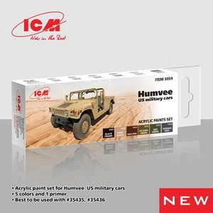 ICM03059 - Set di vernici ICM - Humvee, auto militari statunitensi - Foto 1 di 1