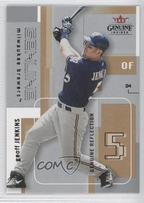 2004 Fleer Genuine Insider Genuine Reflection /99 Geoff Jenkins #46 - Image 1 of 2