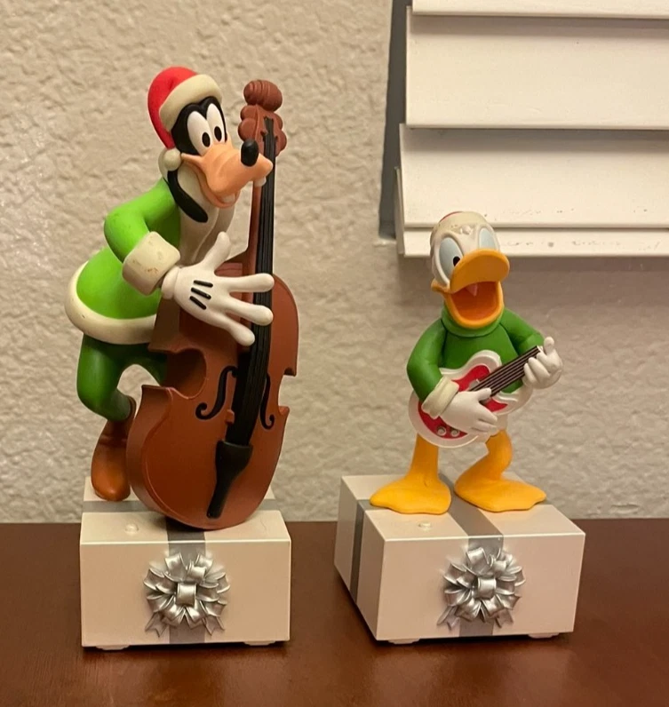 Banda Inalámbrica Hallmark Disney Goofy en Bajo y Guitarra Pato Donald FUNCIONA DAÑADO Foto 1 de 4