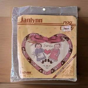 Counted Cross Stitch Kit Janlynn Friends #2-61 Sealed In Package - Picture 1 of 2