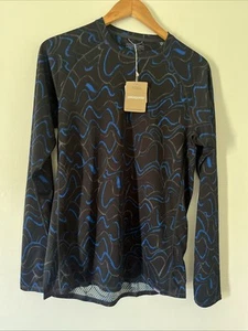 Patagonia Shirt Mens Endless Blue Capilene Midweight Crew Long Sleeve Small NWT - Picture 1 of 4