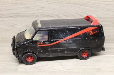 De colección 1983 ERTL A Team BA Baracus furgoneta de acero prensado con conductor 11" equipo A Foto 1 de 4