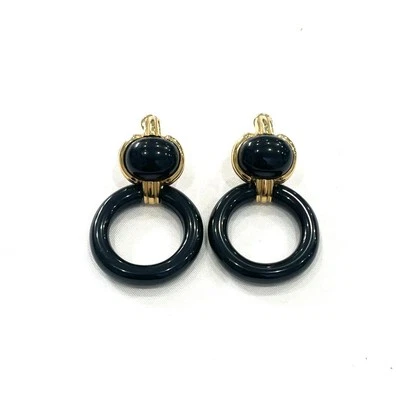 Pendiente Givenchy Mujer Y412-399 Vintage Negro Edición Limitada Muy Buen Estado Raro Popular Foto 1 de 4