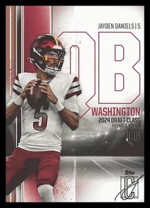 2024 Topps Signature Class #194 Jayden Daniels - Picture 1 of 2