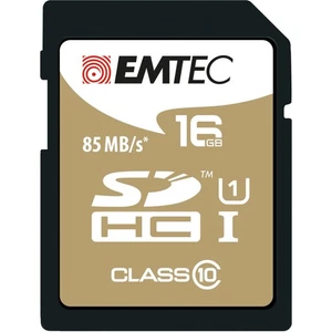 EMTEC scheda di memoria 16GB SDHC Classe10 Gold Plus 85MB/s U1 - Foto 1 di 2