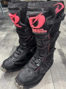 O'Neal Rider MX Riding Motocross Dirt Bike ATV Boots Black & Pink Women US Sz 10 - Bild 1 von 8