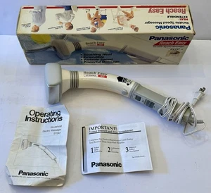 PANASONIC REACH EASY EXTENDABLE HANDLE VARIABLE SPEED MASSAGER W/HEAT EV247 W - Picture 1 of 11