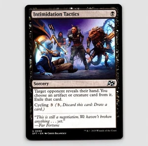 Intimidation Tactics - DFT #92 Uncommon - NM / Mint Aetherdrift Single - Picture 1 of 2